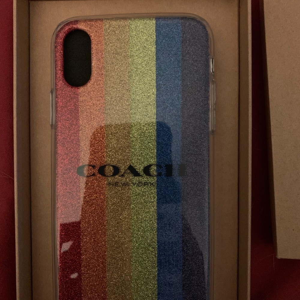 Multicolor Coach iPhone XR case